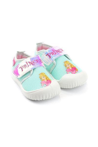 Gezer Yazlık Princess Keten Kız Bebe Ayakkabı